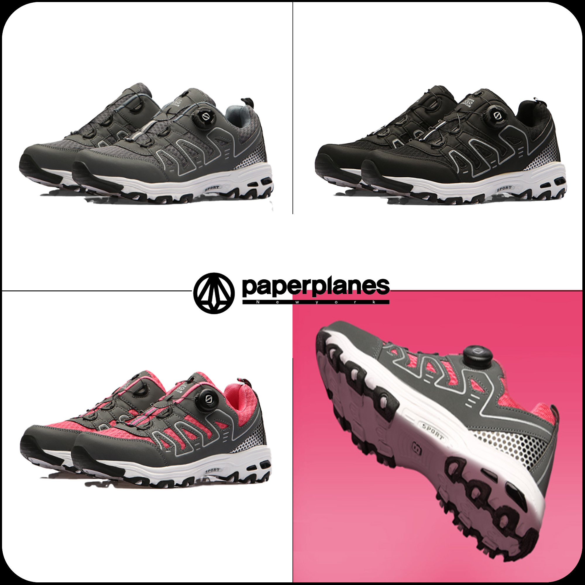 [paperplanes]★WILD TREKKING SHOES DOT P-103