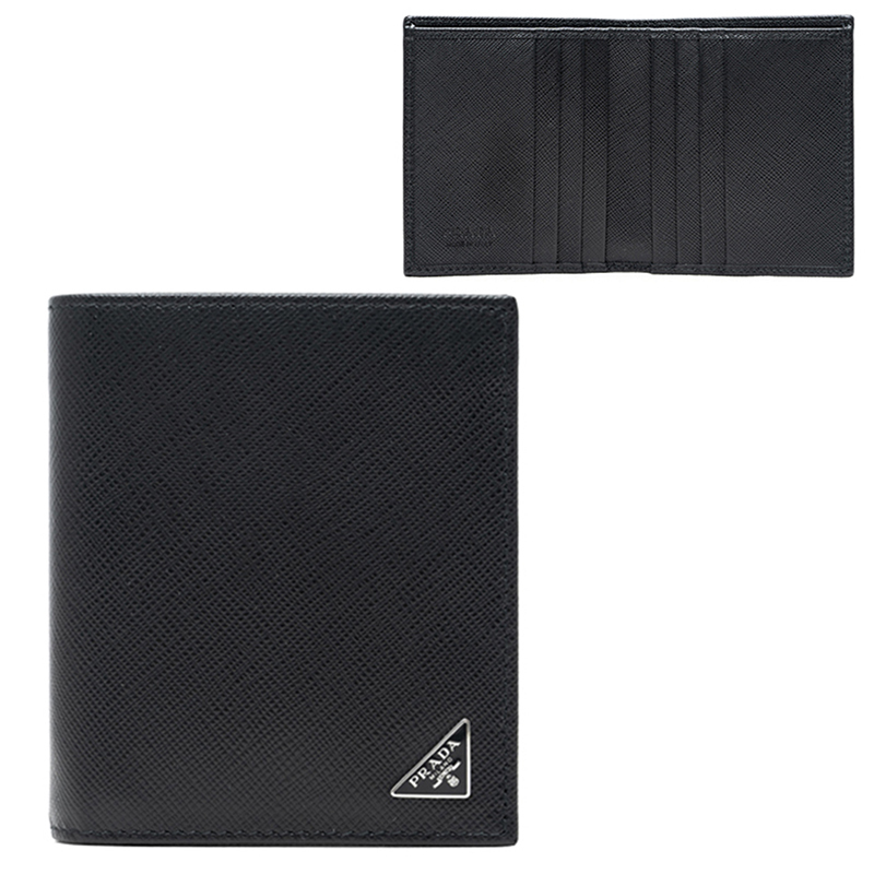関税負担なし☆PRADA Saffiano wallet サフィアーノレザー 財布
