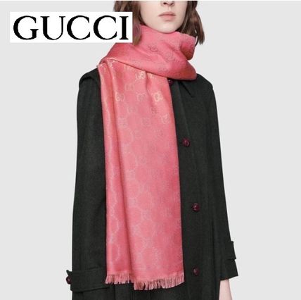ウール GUCCI(グッチ) スカーフ(レディース) - 海外通販のBUYMA