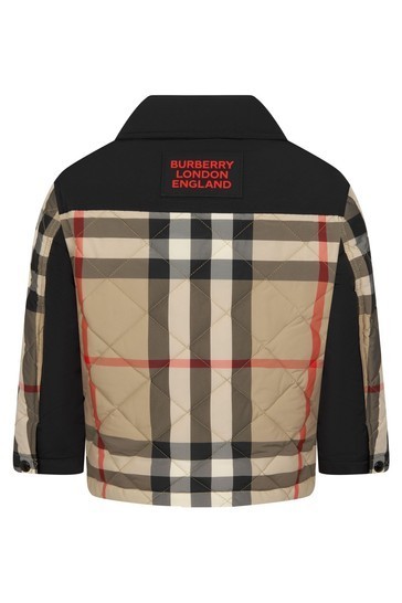 2022AW 大人も着れるBURBERRY キルティングジャケット(C-14Y)