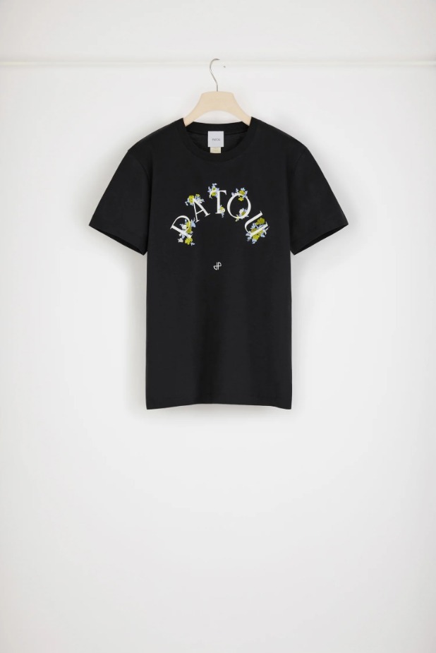 おしゃれ商品 PATOU Tシャツ パトゥ フローラル オーガニックコットン ...