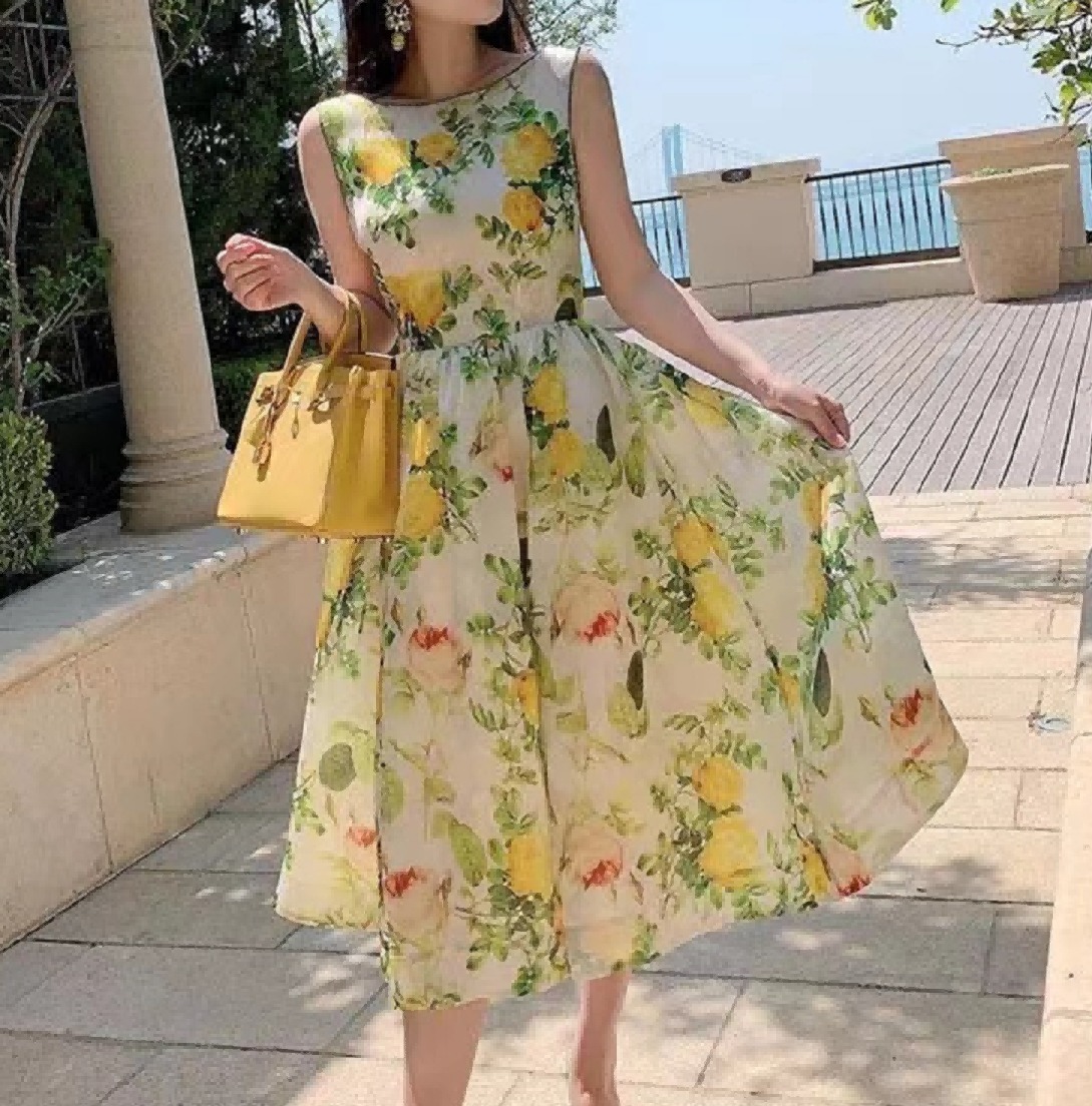 半袖 ワンピース ふわふわ 花柄 エレガント 大人気