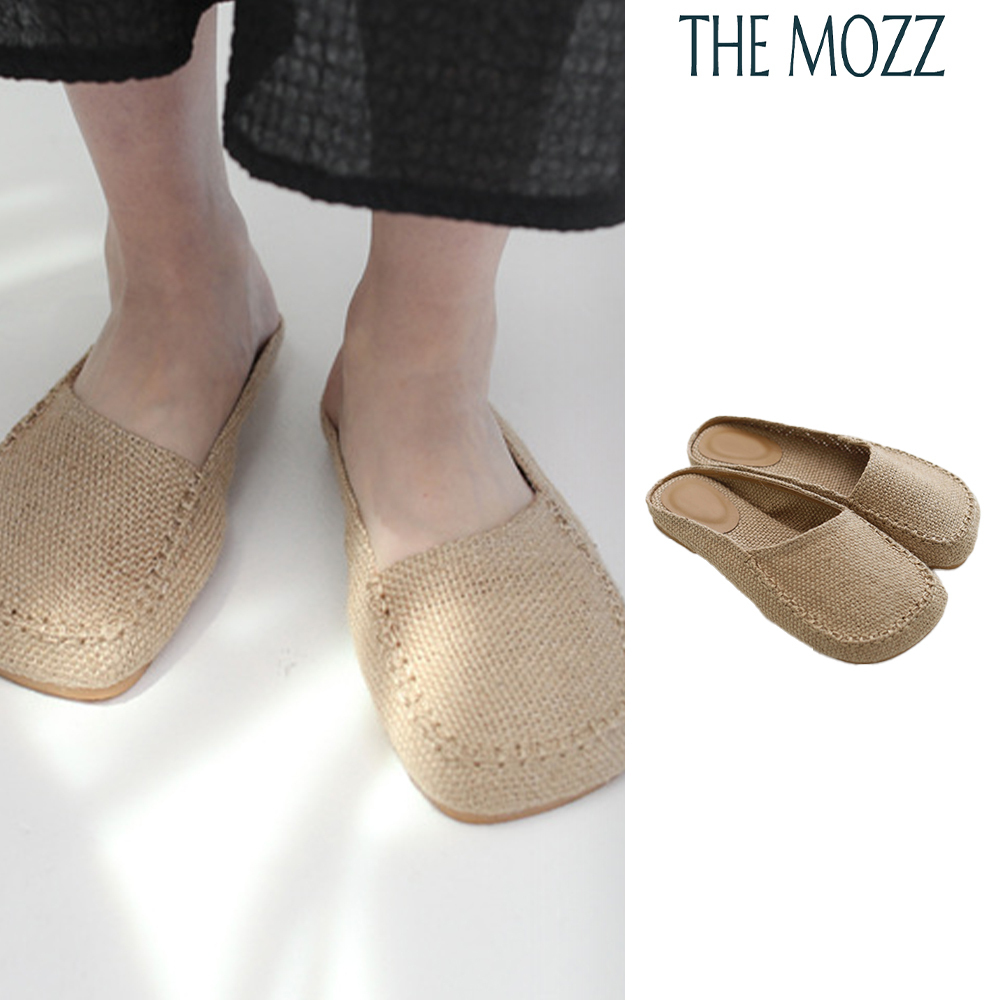 【THE MOZZ】Linen Round Blopper