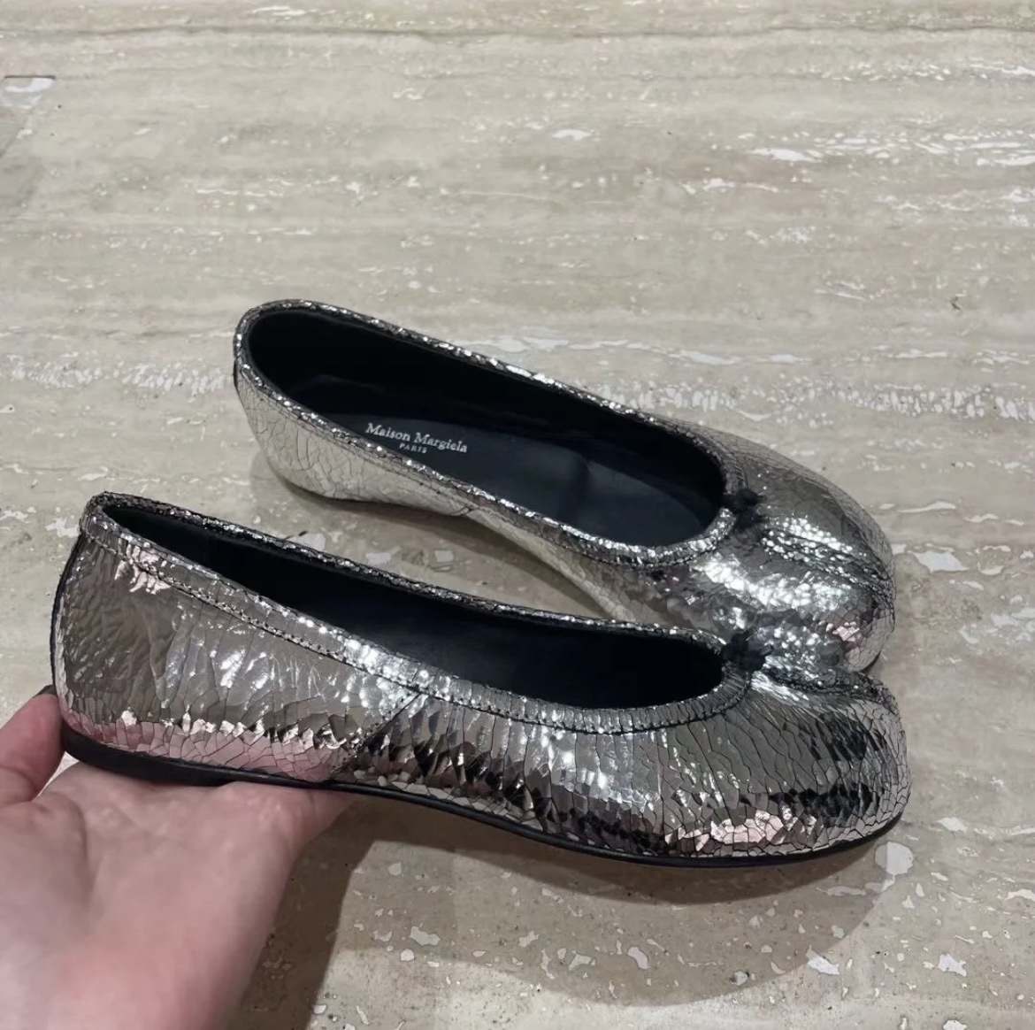 Maison Margiela 足袋ミラーバレエシューズ