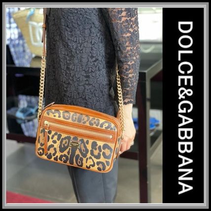 レオパード(ヒョウ柄) Dolce & Gabbana x ショルダーバッグ 格安販売店舗 DOLCE&GABBANA レディース ホワイト ショルダーバッグ レオパード ショルダーバッグ