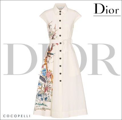 ホワイト(白)系 Dior(ディオール) ワンピース・オールインワン ...