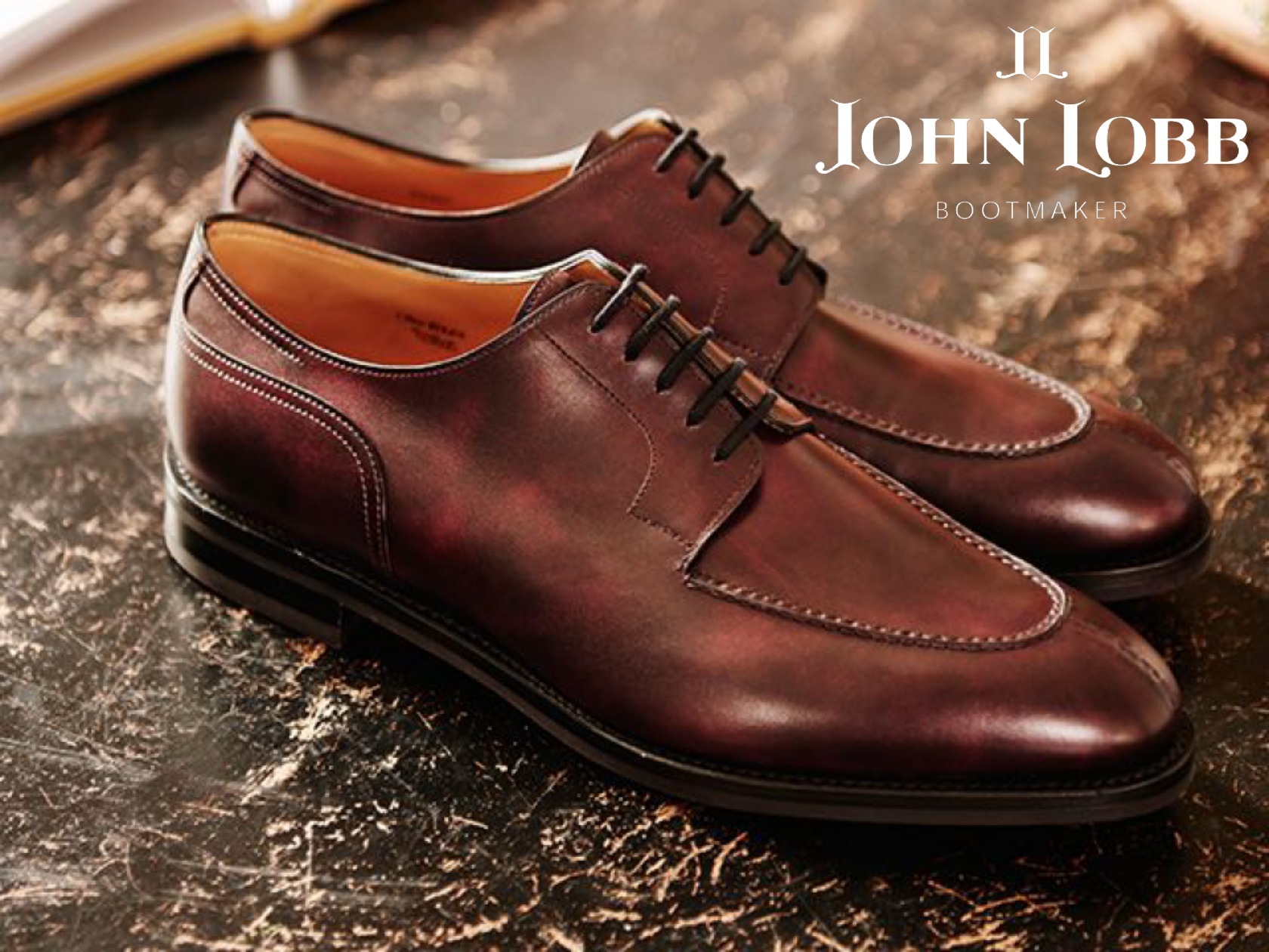 JOHN LOBB ビジネス・ドレスシューズ UK6(24.5cm位) 茶系