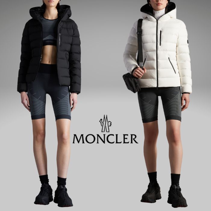 【MONCLER】フェミニン ジッパー式 ダウン ジャケット
