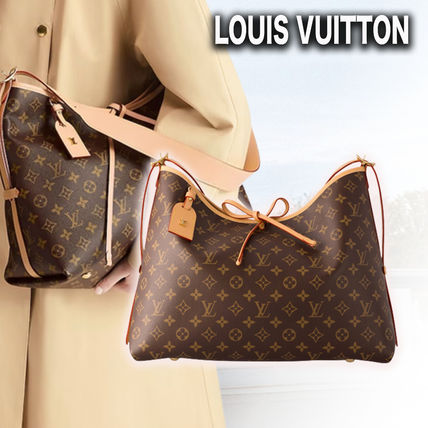 Shop Louis Vuitton Monogram Casual Style Canvas Plain Leather