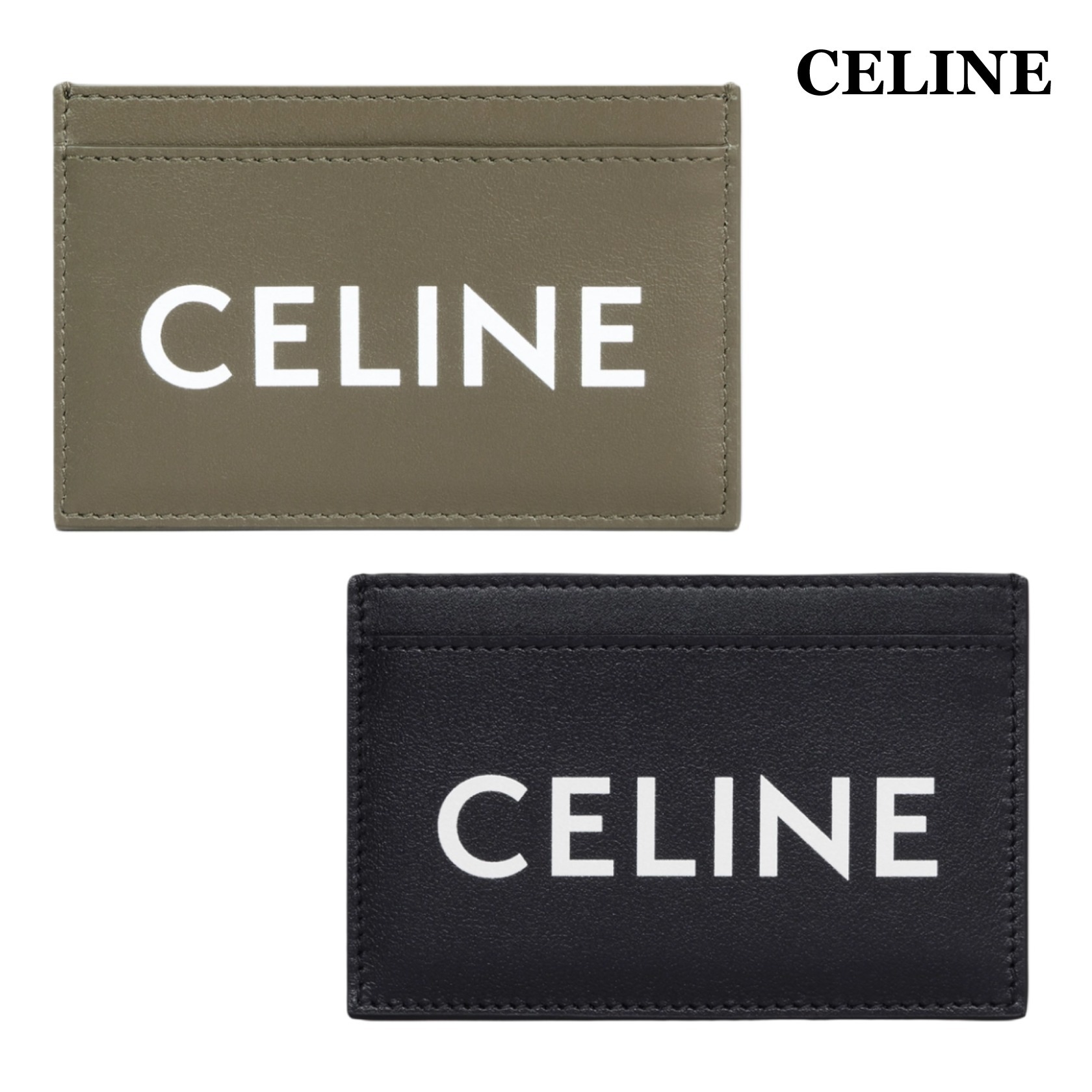 最新人気 CELINE セリーヌ カードホルダー レザー カードケース lagoa