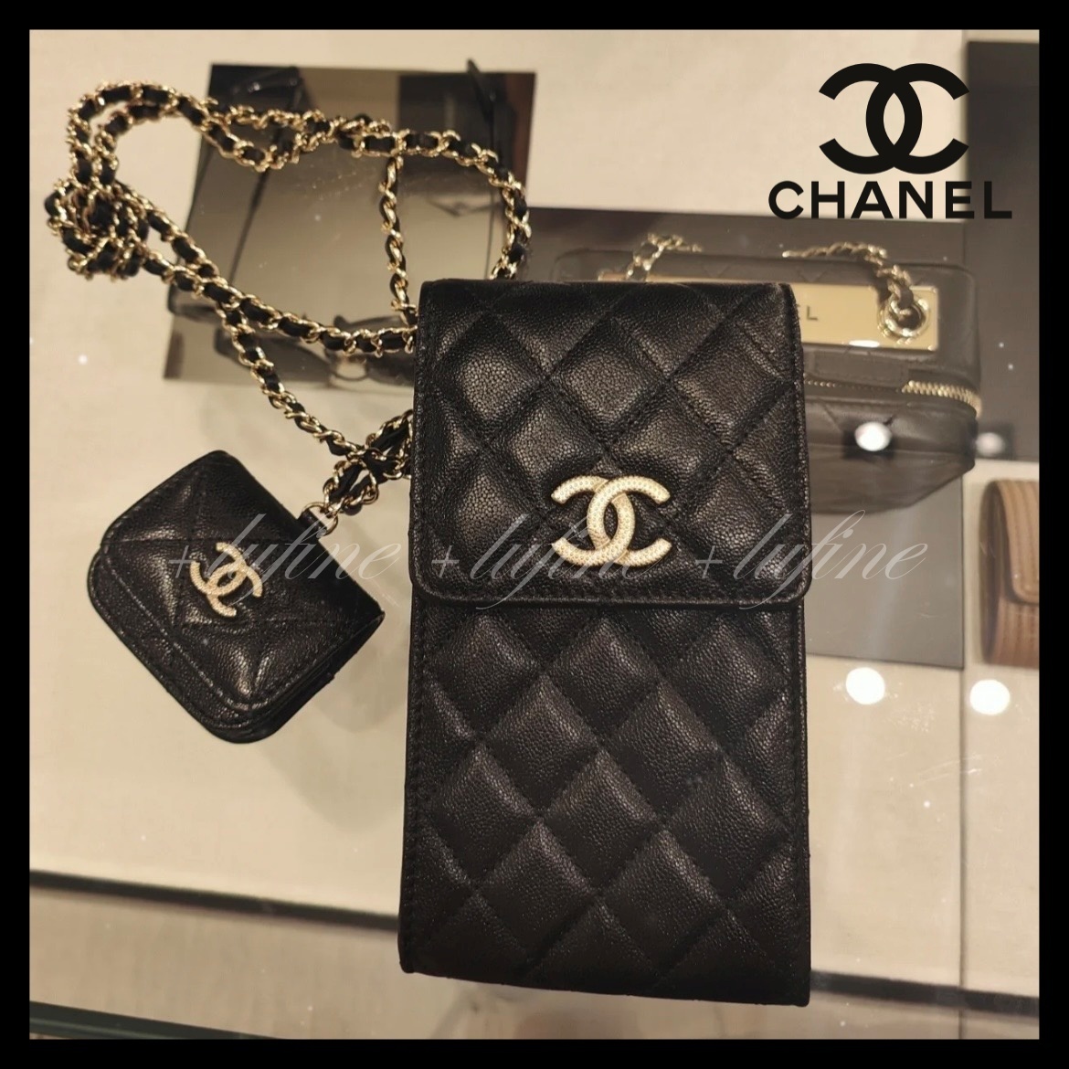 【お洒落に収納★】CHANEL スマートフォン＆AIRPODS PRO ケース