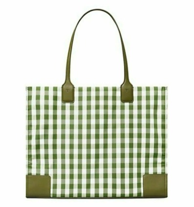 NY発★A4サイズ収納可【Tory Burch】Ella チェック トートバッグ Ella Printed Small Tote: Women's Designer Tote Bags | Tory Burch