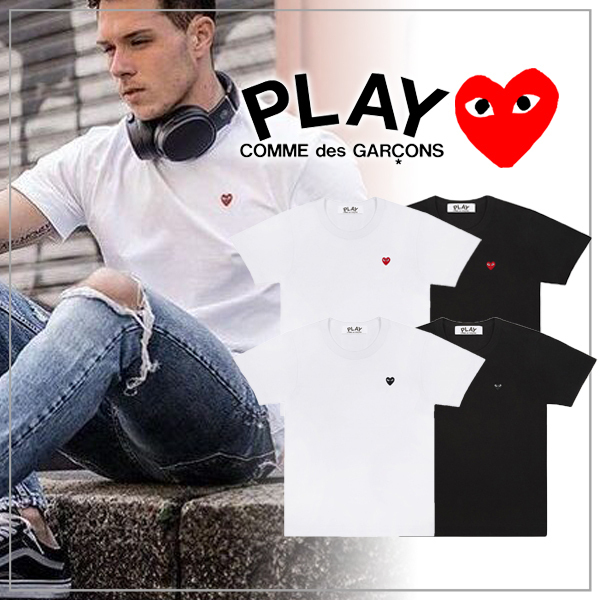 【COMME des GARCONS】メンズ リトル ハート カットソー