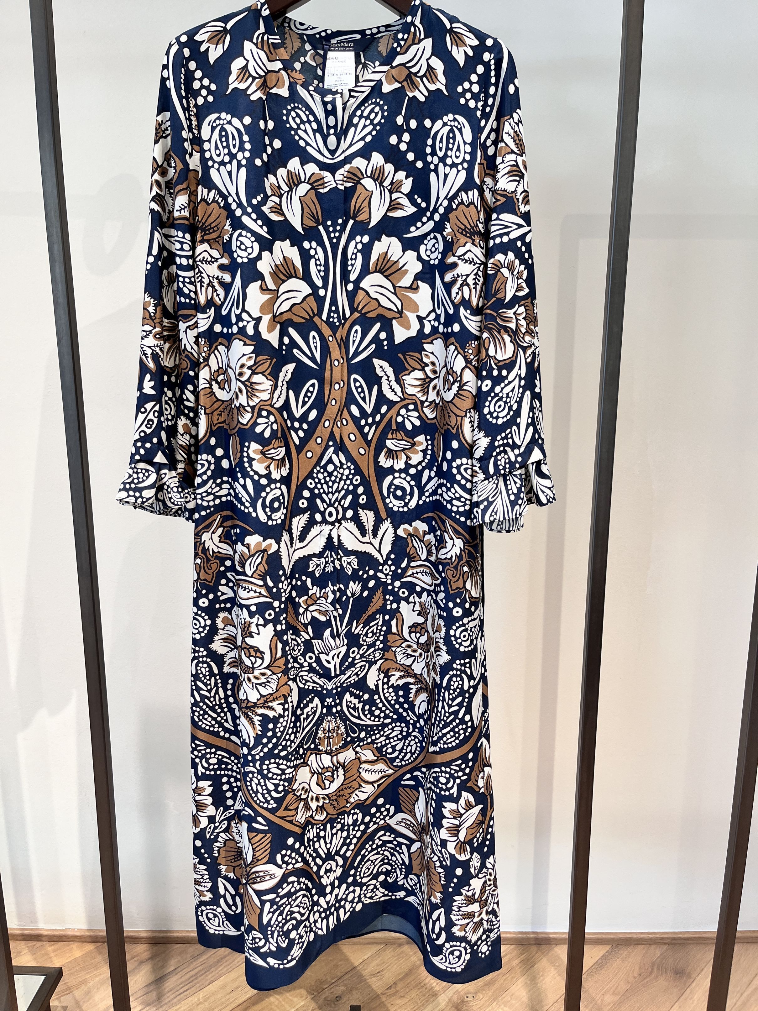 S Max Mara *BELLA* シルククレープデシンドレス (S Max Mara