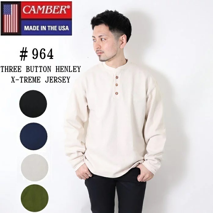 即納 CAMBER キャンバー 964 ロングTシャツ