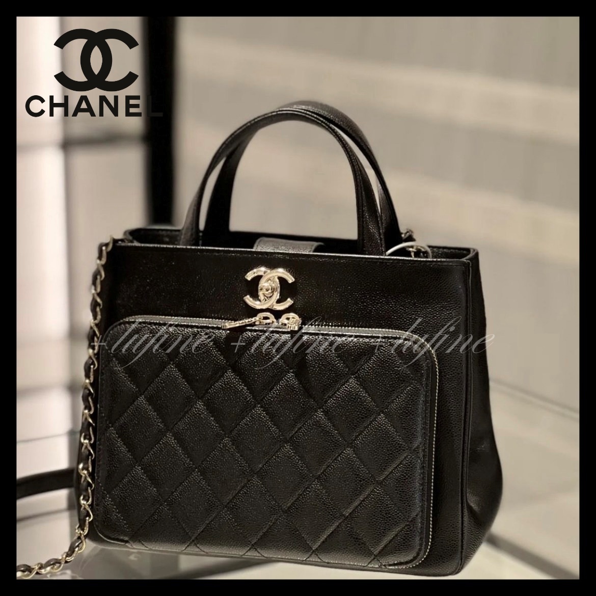 【ビジネスバッグとしても使える♪】CHANEL ハンドバッグ