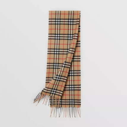 新作人気 ◇◇VIP◇Burberry スカーフ カシミア チェック クラシック ...