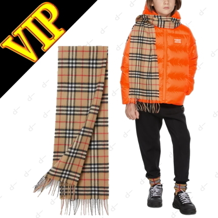 新作人気 ◇◇VIP◇Burberry スカーフ カシミア チェック クラシック ...