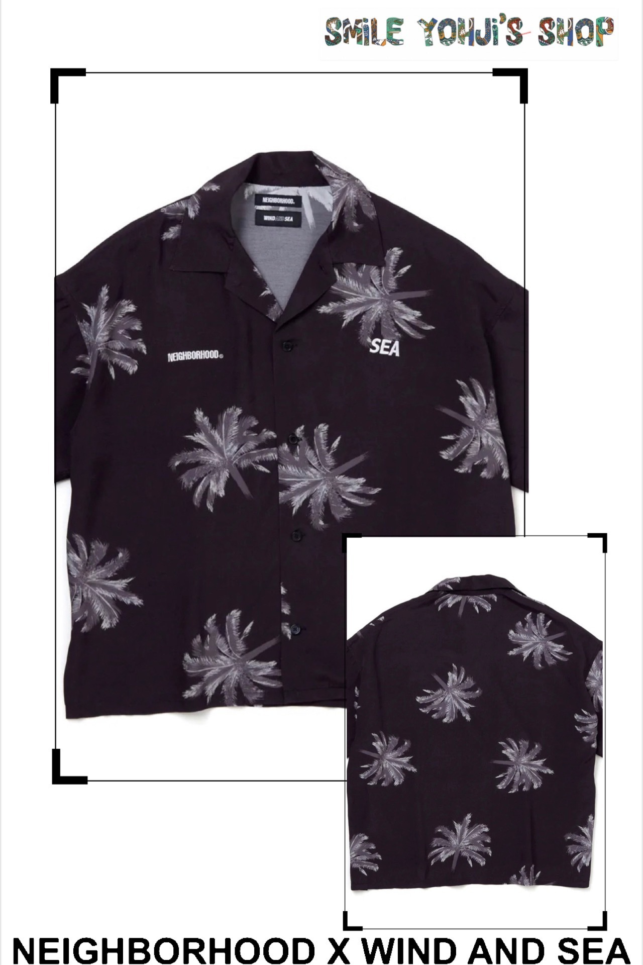 NEIGHBORHOOD X WIND AND SEA HAWAIIAN R-SHIRTS 販売卸売り メンズファッション 