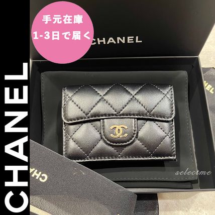 三つ折り CHANEL(シャネル) 財布・小物(レディース) - 海外通販のBUYMA