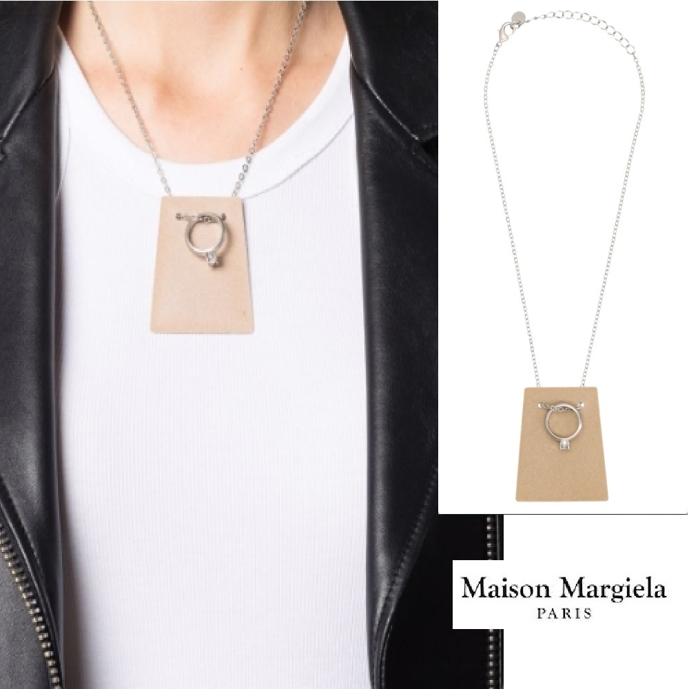 送料関税無料 MM6 MAISON MARGIELA リング ネックレス 送料関税無料 MM6 MAISON MARGIELA リング ネックレス