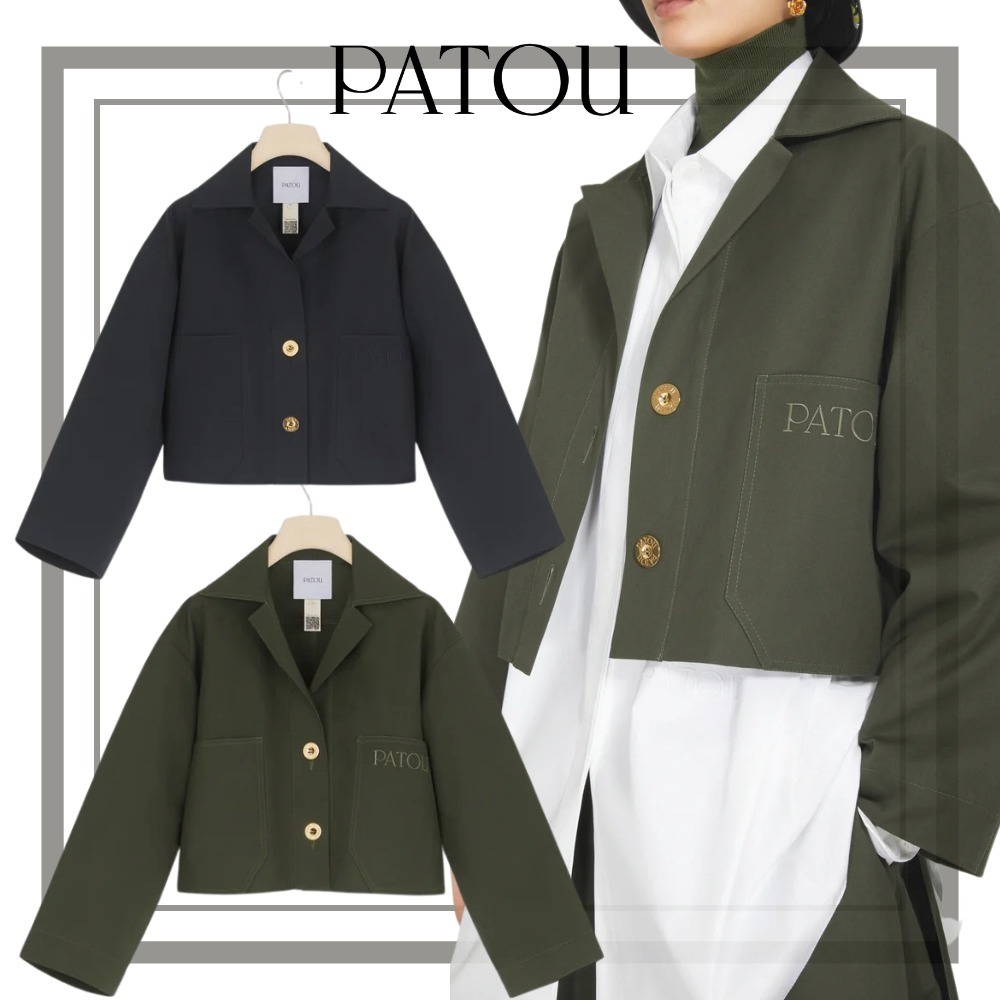 ★送料・関税込み★【PATOU】バージンウールショートジャケット JA0130071999B-01_Meline_grande