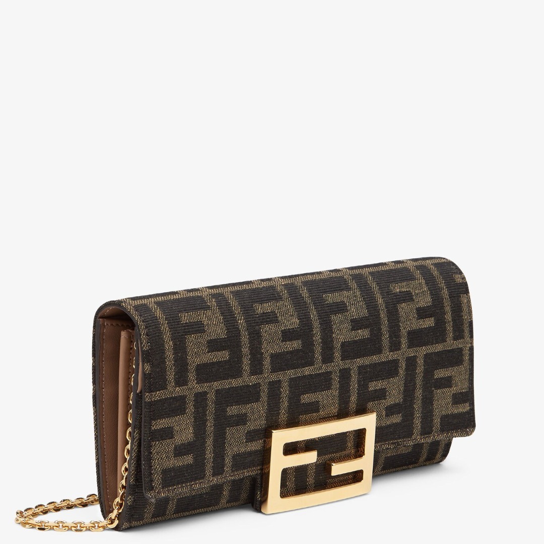FENDI ブラウンファブリック財布】 - globalshippingmasterltd.com