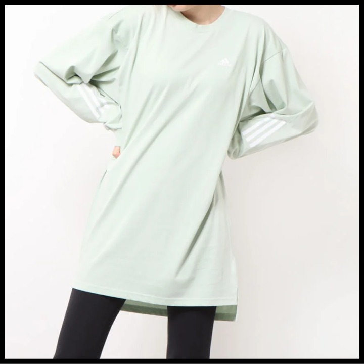 国内発送/正規品★adidas★Women's Vertical Logo T-Shirt Dress
