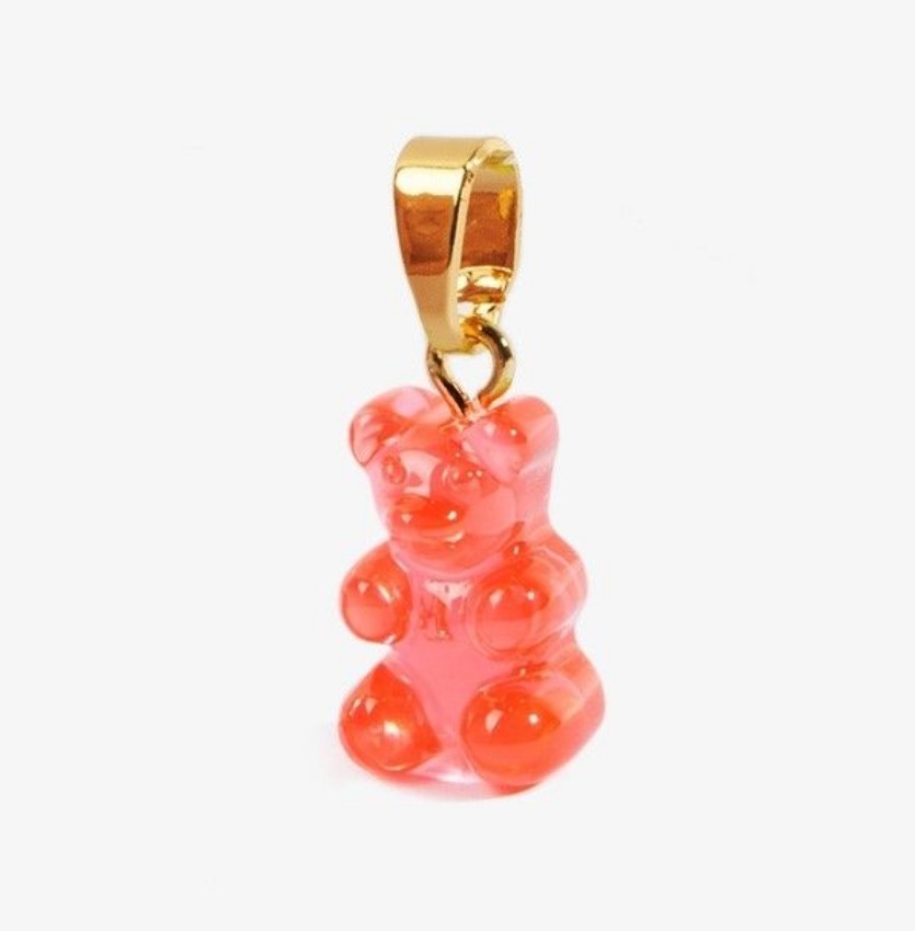 CRYSTAL HAZE ◆ PENDANT_NOSTALGIA BEAR CLASSIC JELLY RED