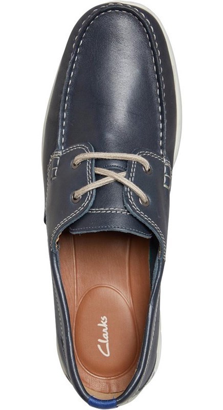 Clarks デッキ ボート シューズ スニーカー 軽量 ネイビー