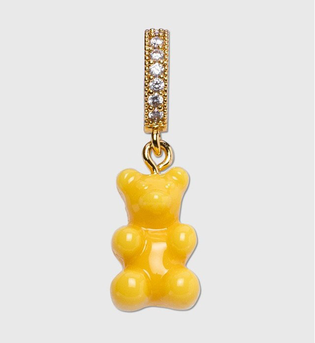 CRYSTAL HAZE ◆ PENDANT_NOSTALGIA BEAR PAVE NYC TAXI YELLOW