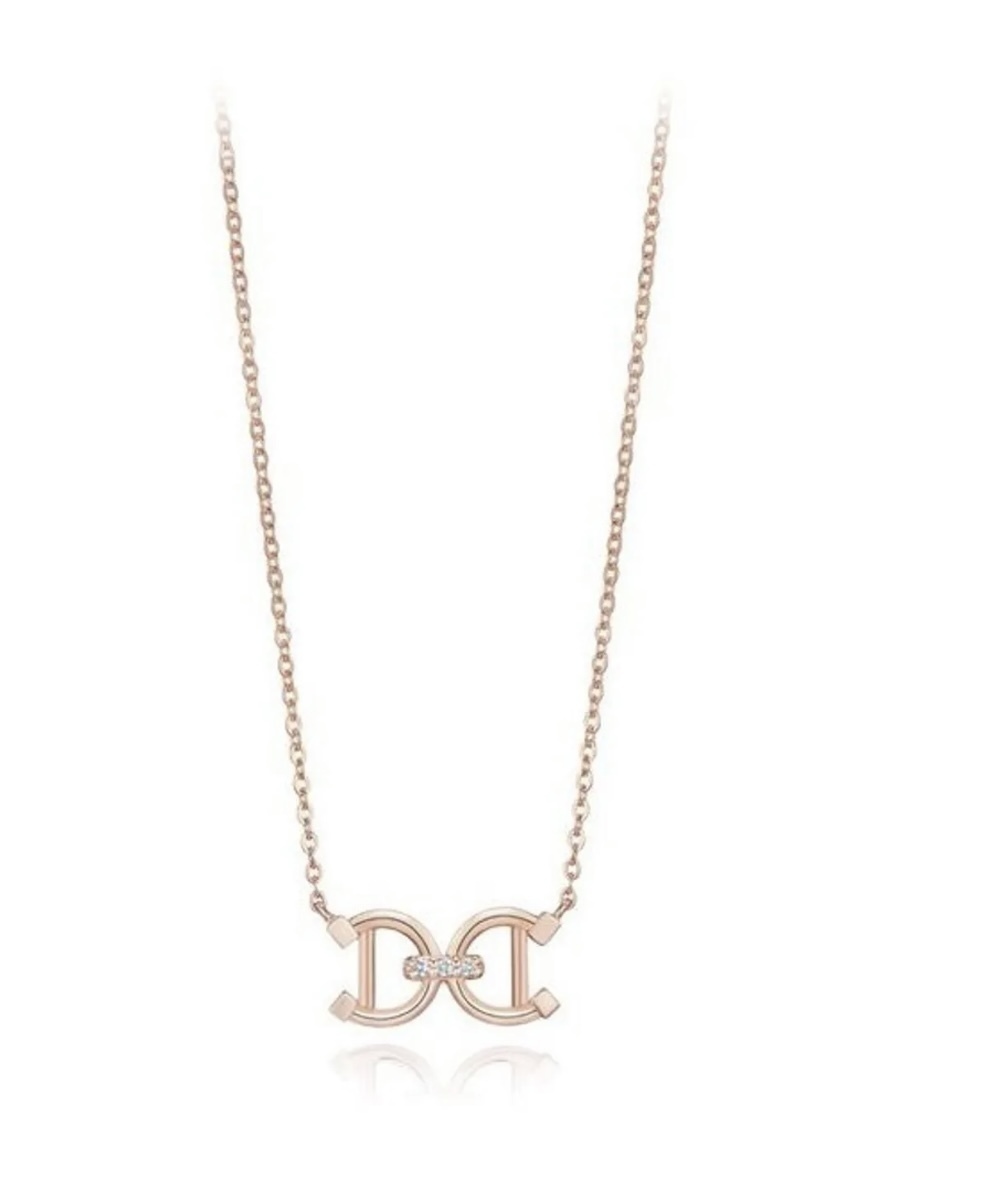 ☆STONE HENgE☆ LUCKY U 14K ローズゴールド ネックレス ☆STONE HENgE☆ Lucky U 14K ローズゴールド ネックレス