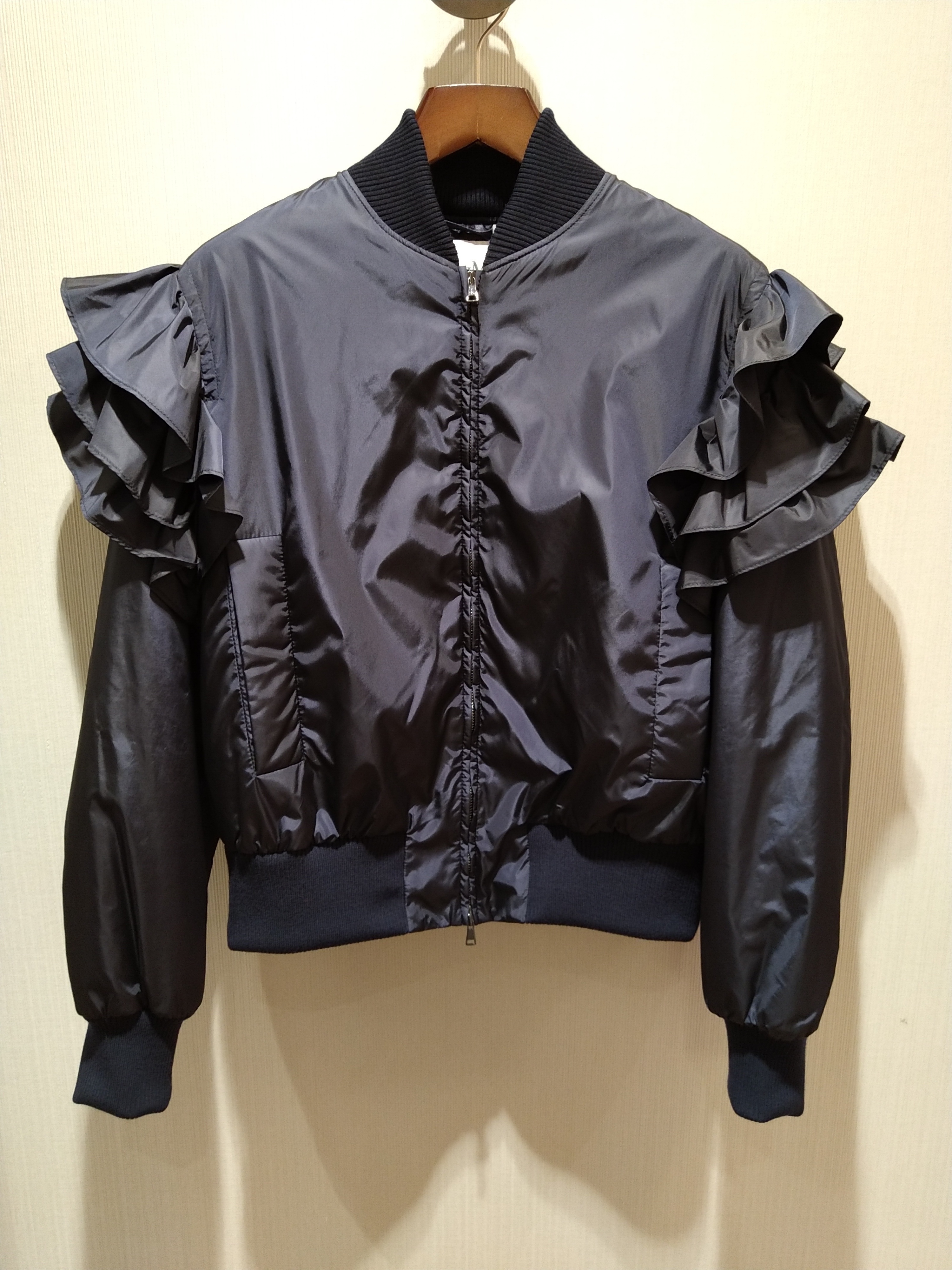 DT *Max Mara Sfilata*CANOSA*ナイロンタフタボンバージャケット