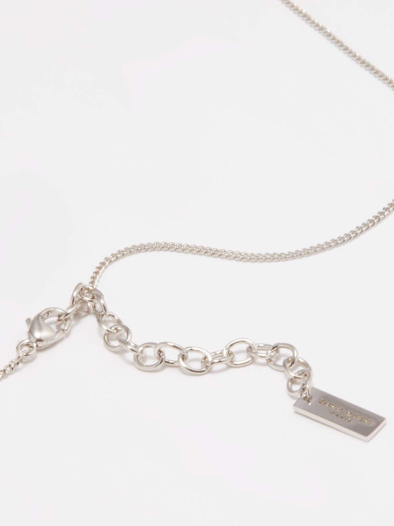 SAINT LAURENT パール クロスネックレス 送料関税込 www.omniblonde.com