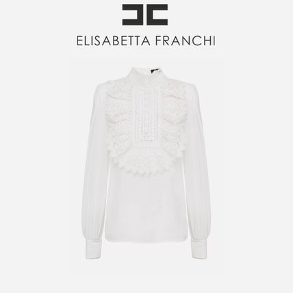 ELISABETTA FRANCHI x ブラウス・シャツ(レディース)|新作を海外通販 ELISABETTA FRANCHI x ブラウス・シャツ(レディース)|新作を海外通販