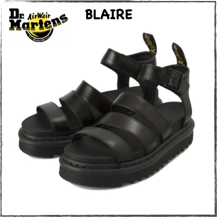 国内発送☆ Dr.Martens BLAIRE ブラック レザーサンダル