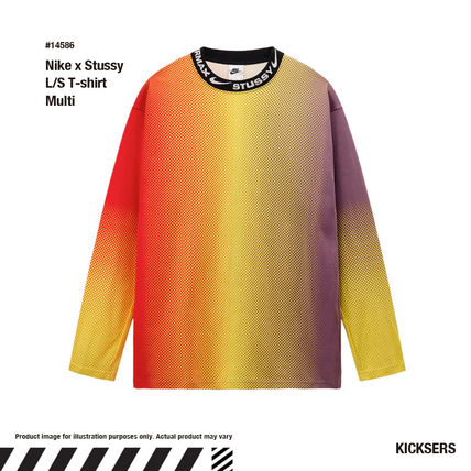 Nike Long Sleeve Unisex Blended Fabrics Street Style Collaboration