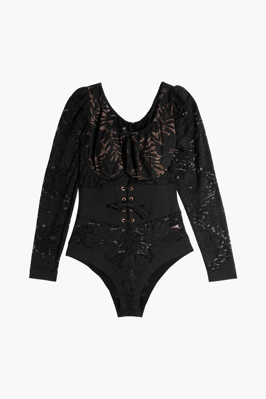 【AGENT PROVOCATEUR】リバーレース ボディスーツ