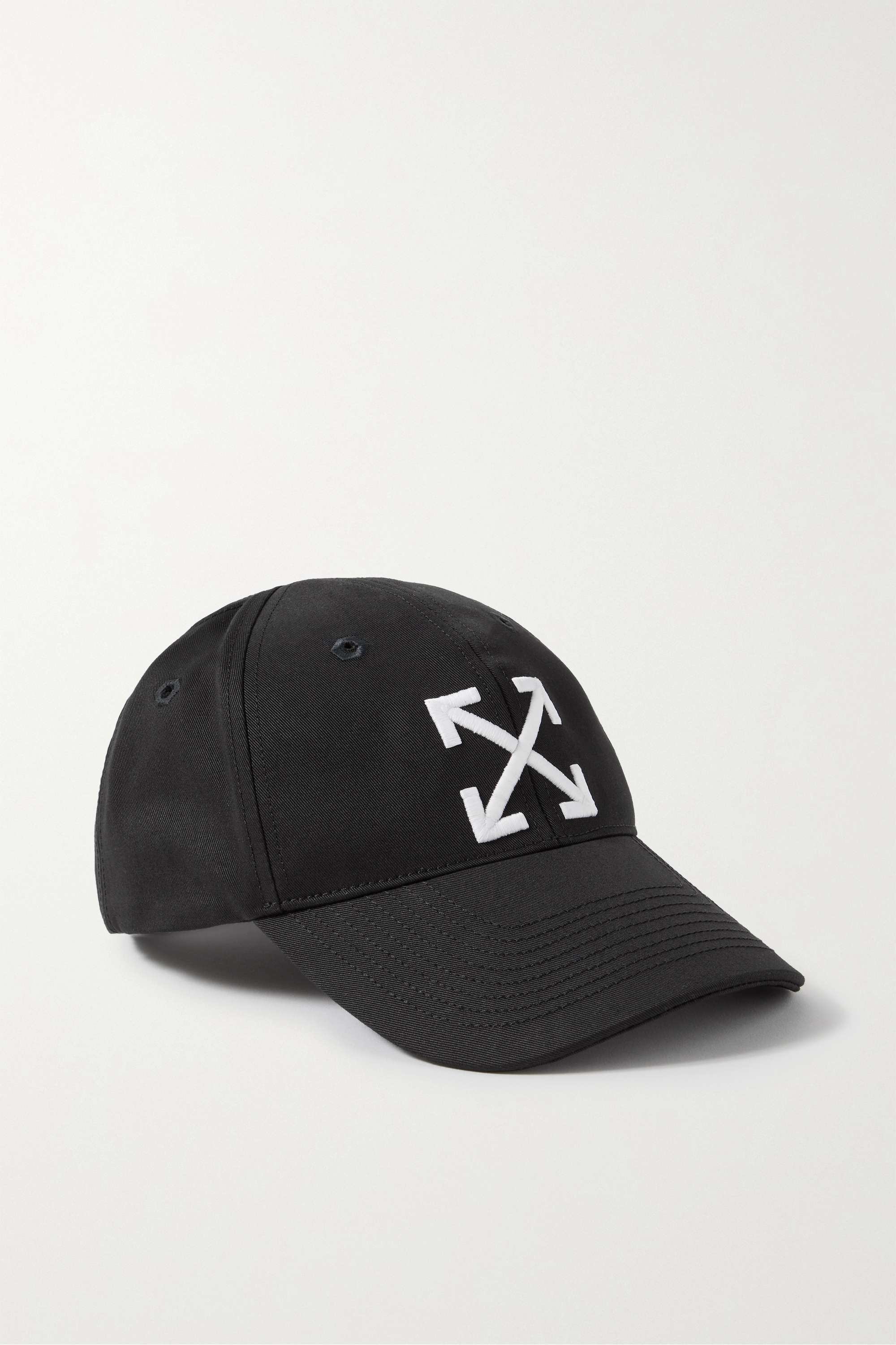 【OFF-WHITE】embroidered コットン baseball cap