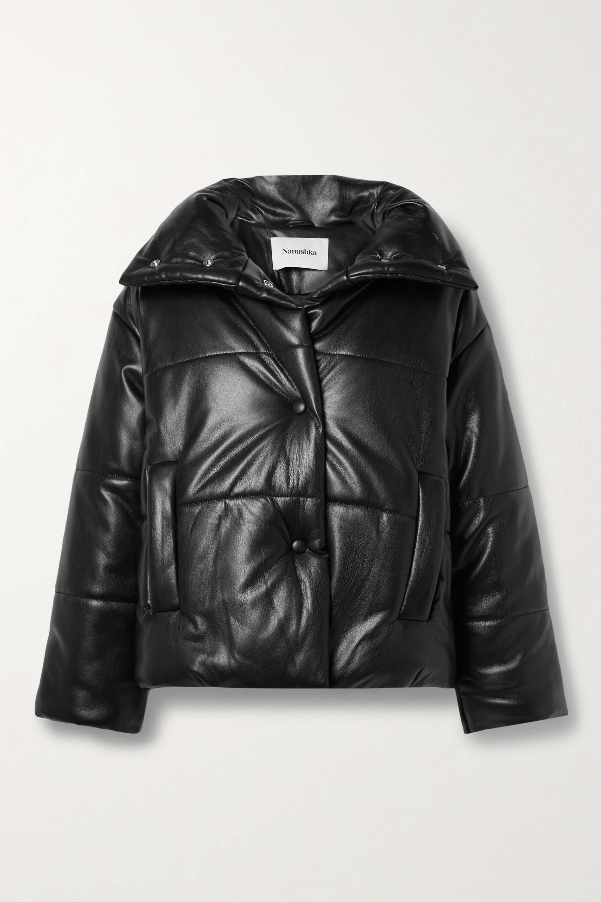 【NANUSHKA】hide quilted padded vegan レザー ジャケット