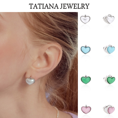 ★韓国人気★TATIANA★Cherish heart One-Touch Earring