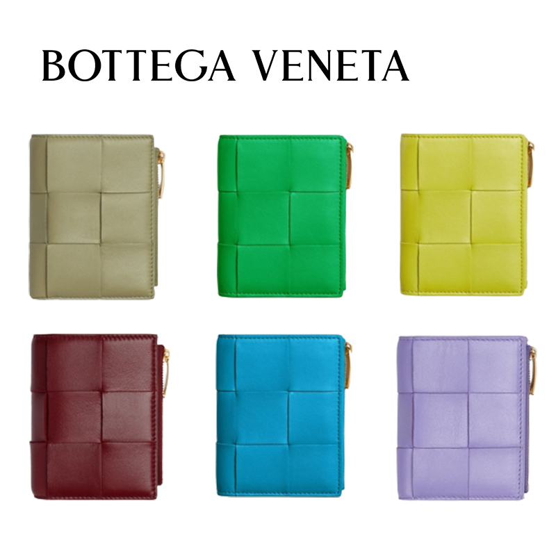 【国内発送】BOTTEGA VENETAイントレチャート二つ折りウォレット