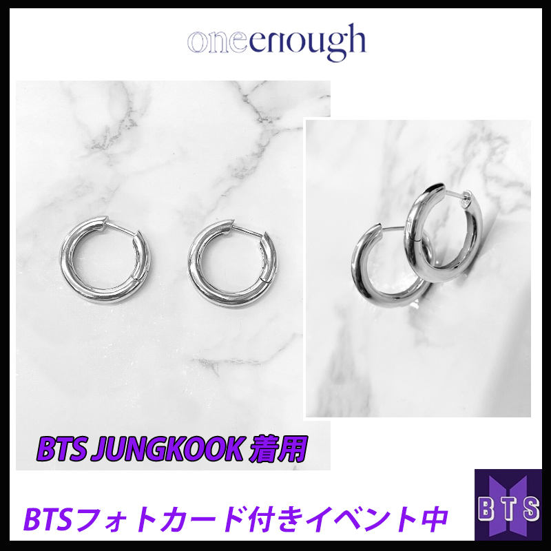 【ONE ENOUGH】BTS JUNGKOOK 着用★Bold Boss Earring