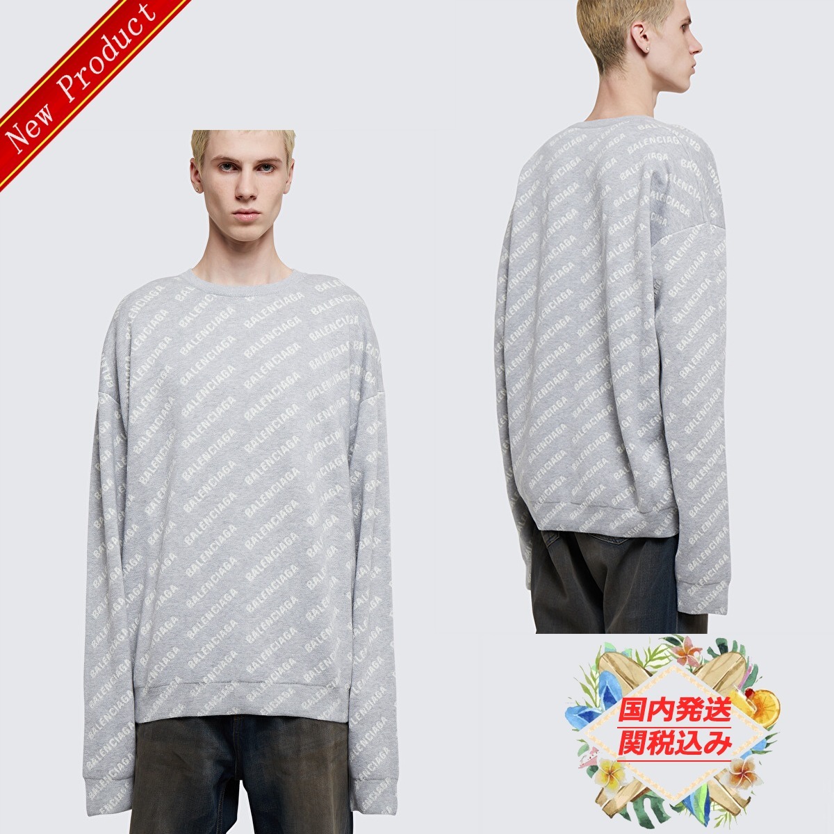 ☆完売必須☆【BALENCIAGA】ロゴ コットン セーター - www ...