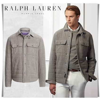 【RALPH LAUREN PURPLE LABEL】キルティングウールジャケット【BUYMA】