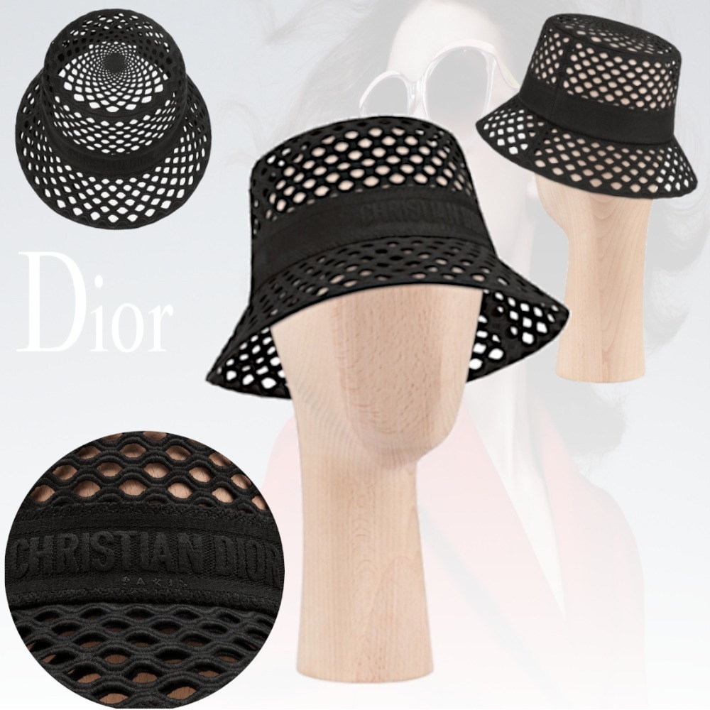 DIOR ディオール ボブハット メッシュ ブラック サイズ59 【お取り寄せ