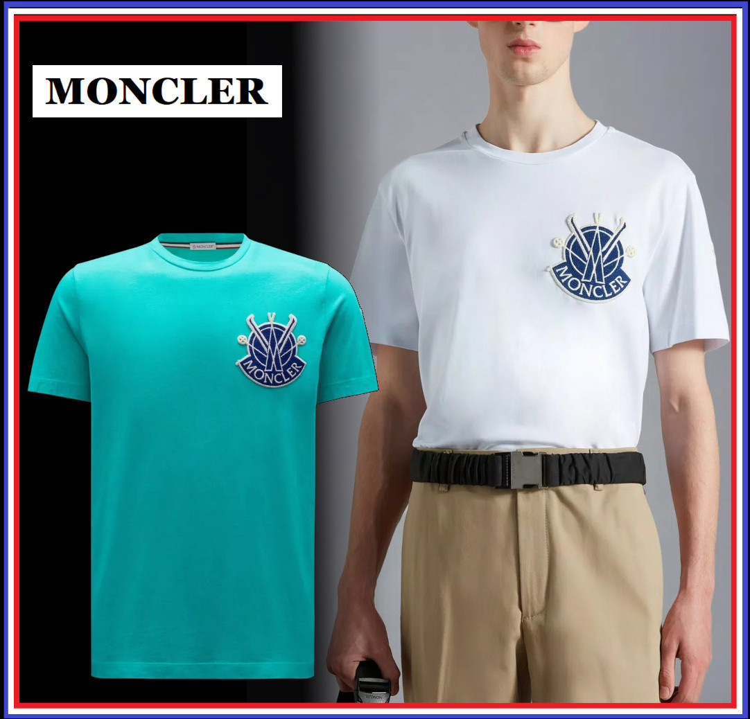 美品】 MONCLER T-shirt ロゴ モンクレール Tシャツ・カットソー