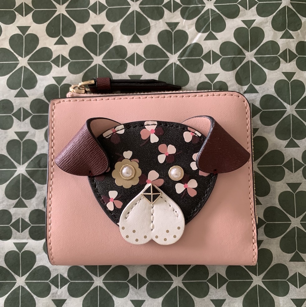 kate spade◆ワンちゃん折りたたみ財布