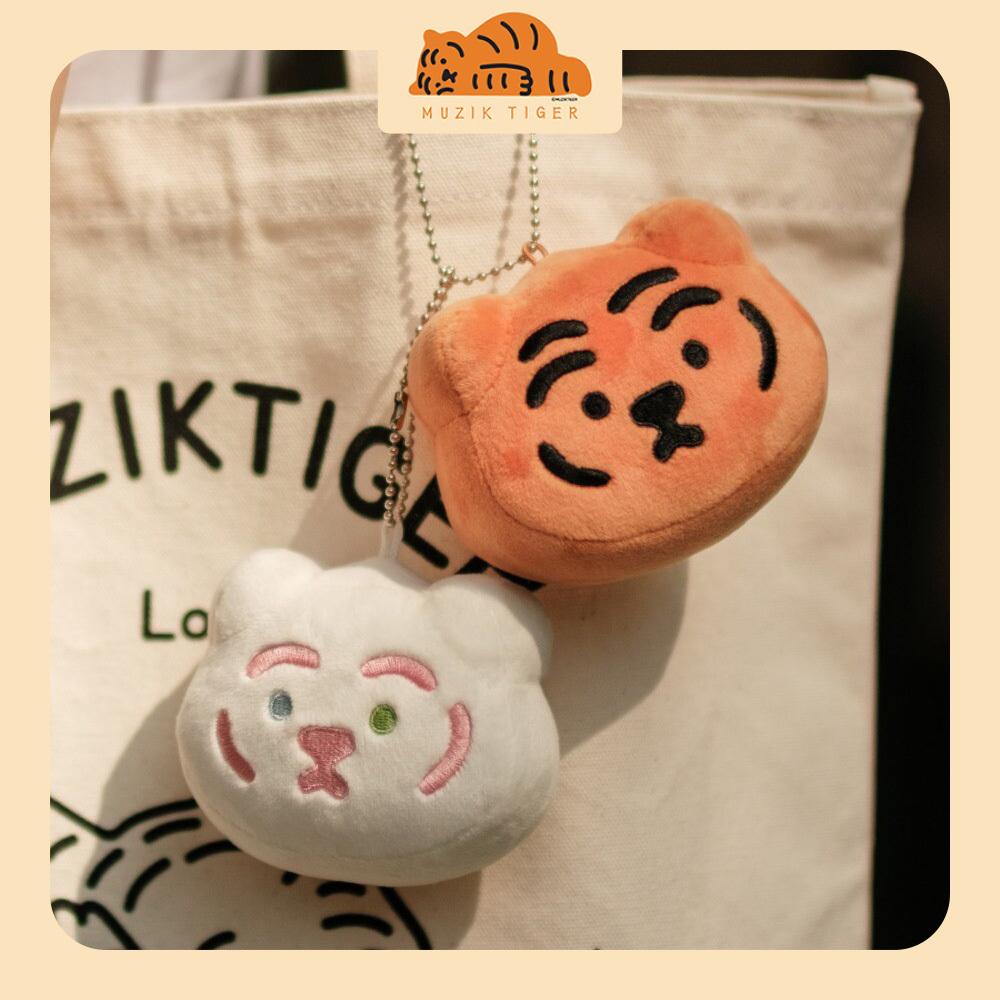 【MUZIK TIGER】Face Doll Keyring [2Type]