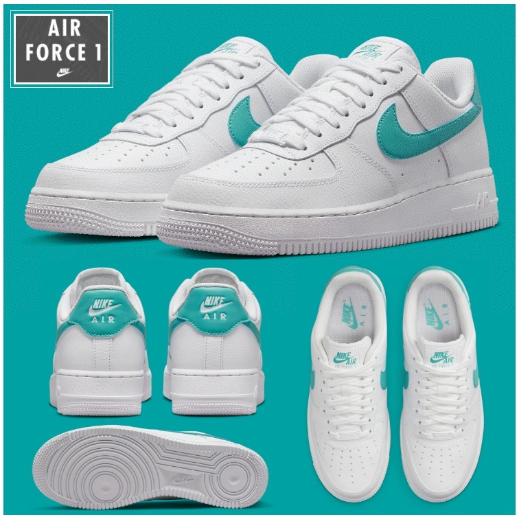 スニーカー Nike Air Force 1 Low White Washed Teal